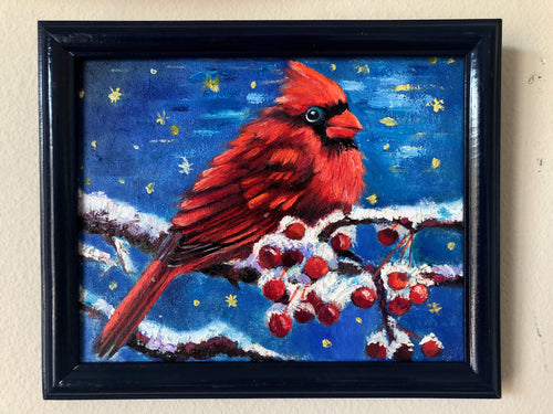 Art Class: Painting A Cardinal With Natalya Crier