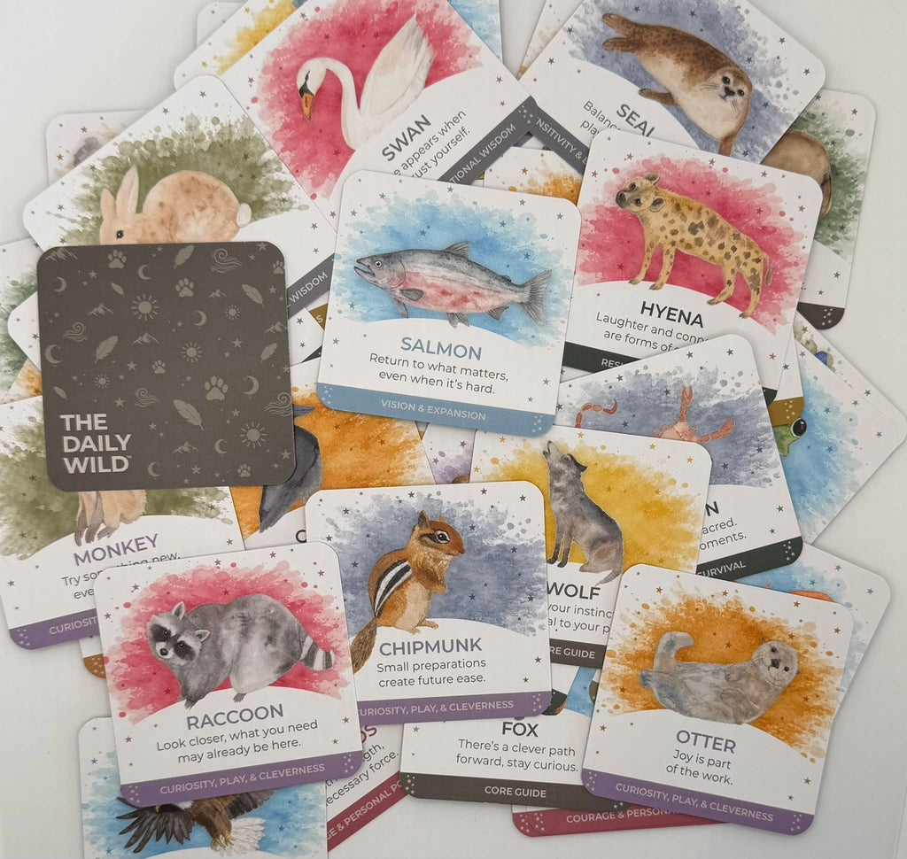 Daily Wild Animal Inspiration Card Deck
