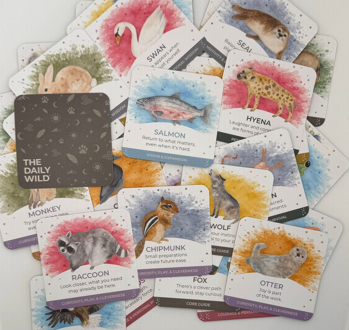 Daily Wild Animal Inspiration Card Deck